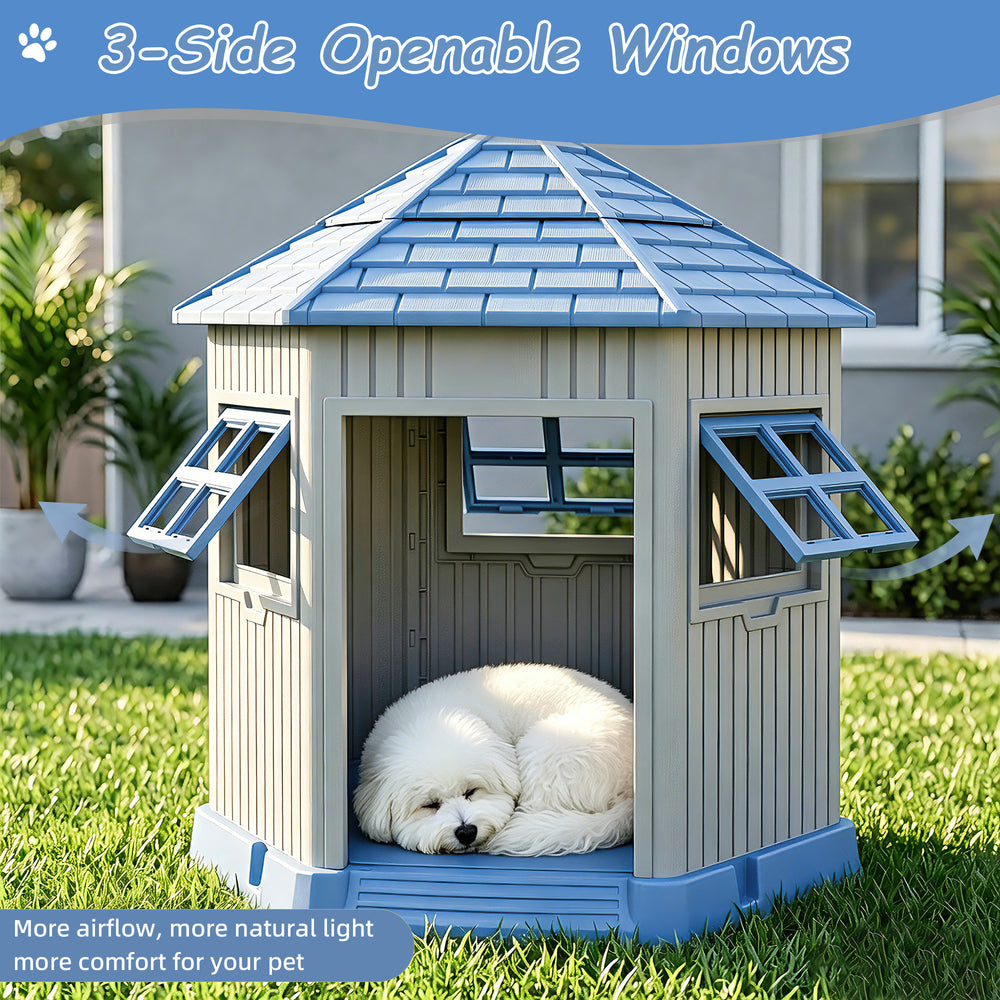 MINDYES Medium Small Outdoor Dog House, 37 MINDYES Medium Small Outdoor Dog House, 37