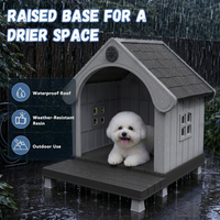 MINDYES Elevated Outdoor Dog House, 38 MINDYES Elevated Outdoor Dog House, 38