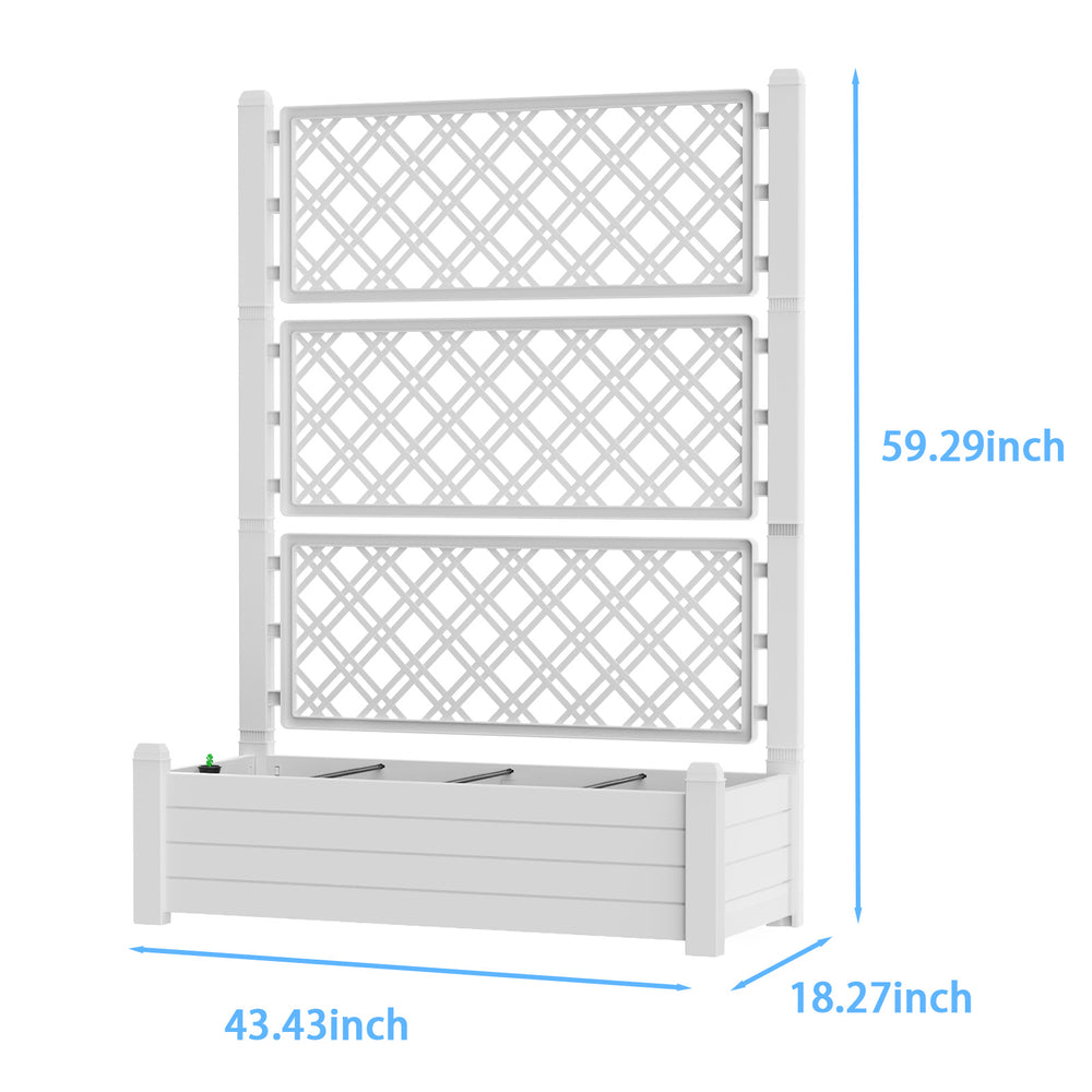 MINDYES Raised Garden Bed with Trellis and Wheels,78L 59 MINDYES Raised Garden Bed with Trellis and Wheels,78L 59
