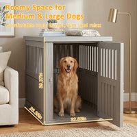 MINDYES Dog Cage Indoor Large Dog Shelter with Locking, Resin 40 MINDYES Dog Cage Indoor Large Dog Shelter with Locking, Resin 40