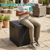 MINDYES 30 Gallon Deck Box, Outdoor Resin Storage Box, Waterproof Patio Lockable Outside Cushions, Black MINDYES 30 Gallon Deck Box, Outdoor Resin Storage Box, Waterproof Patio Lockable Outside Cushions, Black