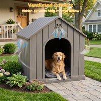 MINDYES Indoor Outdoor Dog House, 40 MINDYES Indoor Outdoor Dog House, 40