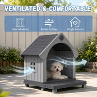 MINDYES Elevated Outdoor Dog House, 38 MINDYES Elevated Outdoor Dog House, 38
