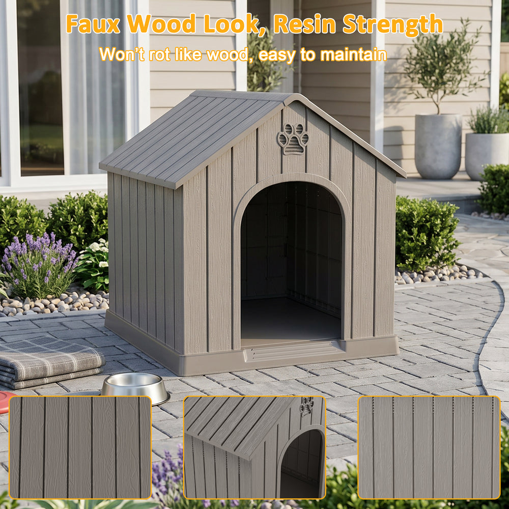 MINDYES Indoor Outdoor Dog House, 40 MINDYES Indoor Outdoor Dog House, 40