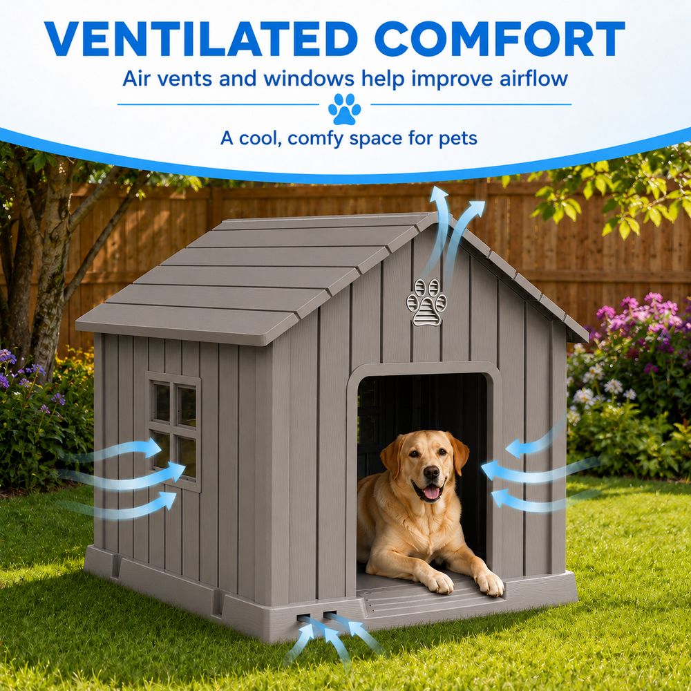 MINDYES Large Outdoor Dog House, 41
