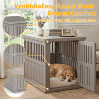MINDYES Dog Cage Indoor Large Dog Shelter with Locking, Resin 40