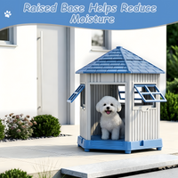 MINDYES Medium Small Outdoor Dog House, 37