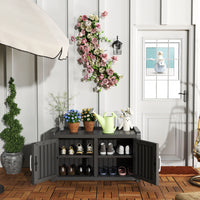 Shoe Cabinet ,Storage Bench Indoor Outdoor with Adjustable Shelves,Shoes Organizer for Entryway Bedroom,Hallway,Living Room